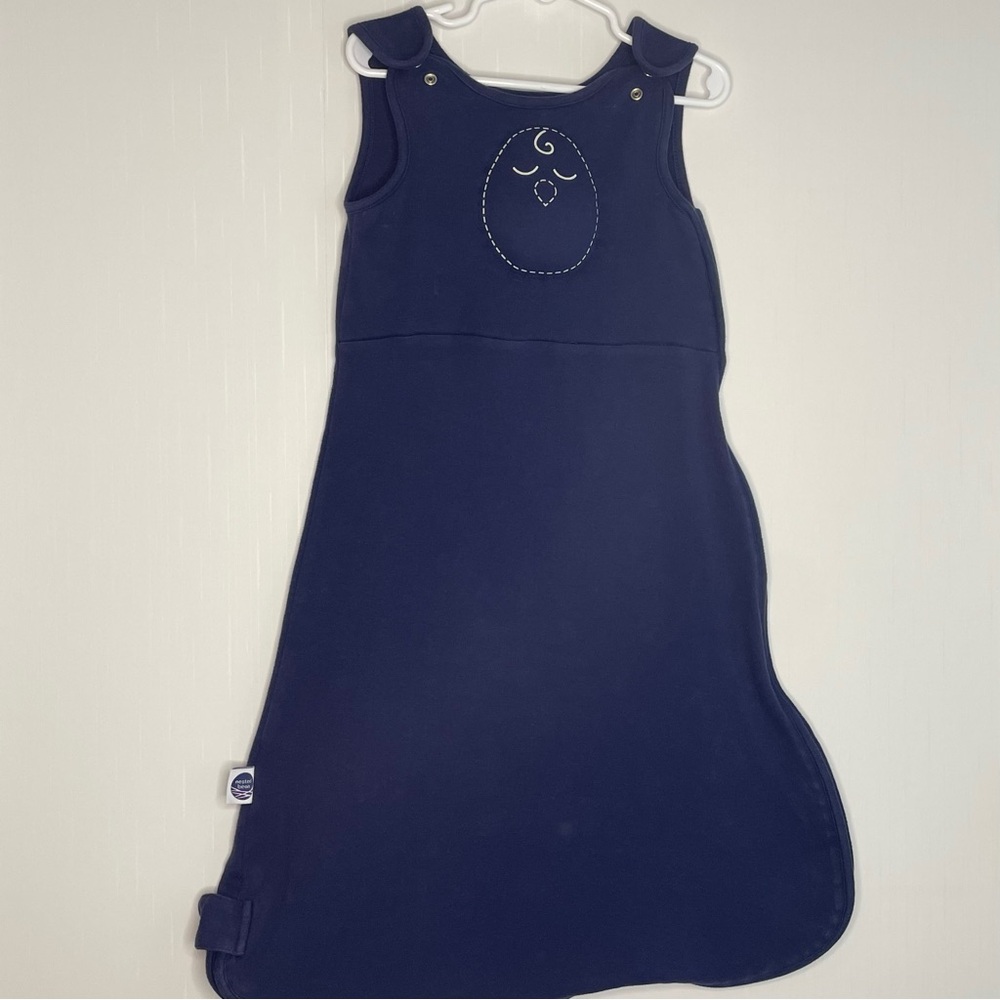 Navy Sleeveless Baby Sleep Sack -